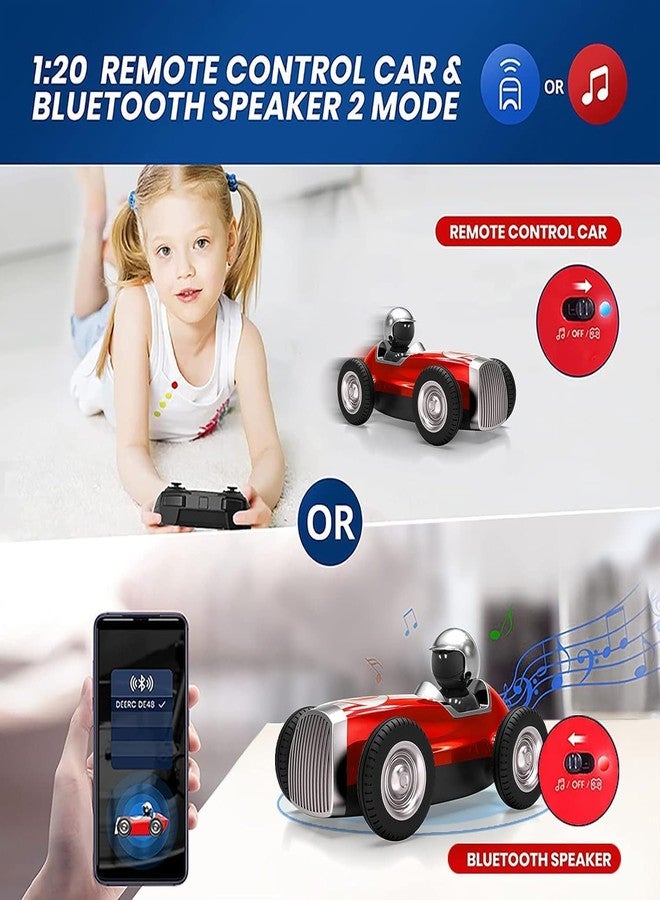 RAHU RC Cars with Wireless Bluetooth Speakers - Outdoor Indoor Powerful Portable Speaker, Remote Control Car Truck for Boys Girls Kids Adults, 2.4GHz Rechargeable Music RC Truck for Kids - Image 4